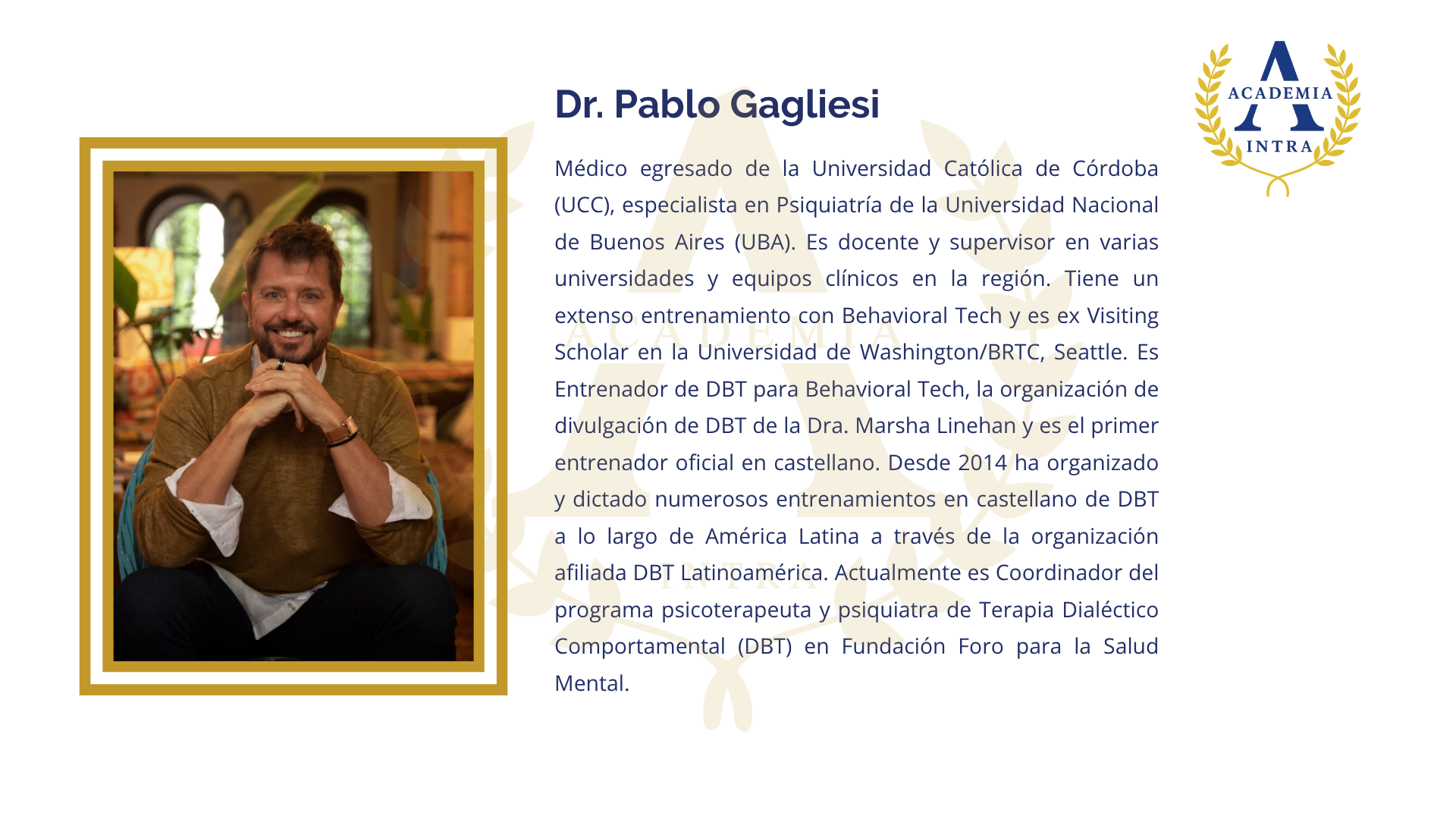 Dr. Pablo Gagliesi